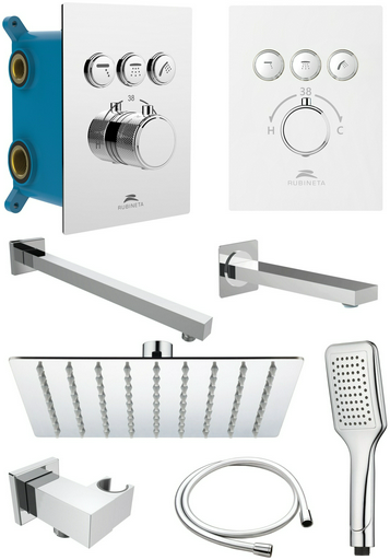 Душевая система Rubineta Thermo-3F-Olo (SQ) для душа скрытого монтажа 625040