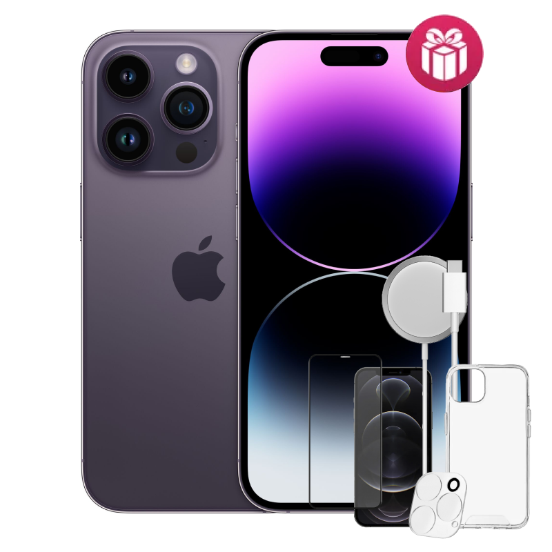 Смартфон Apple iPhone 14 Pro 128GB Deep Purple + акция 4 подарка