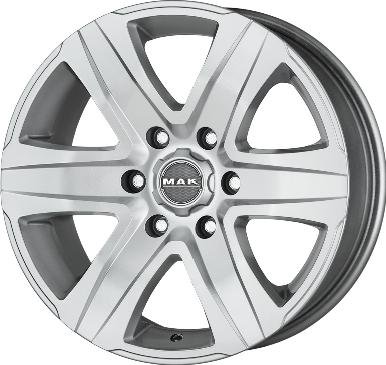 Комплект дисков MAK Safari 6 6x139.7 7.5x17 ET25.0 D106.2 silver купить,NaN