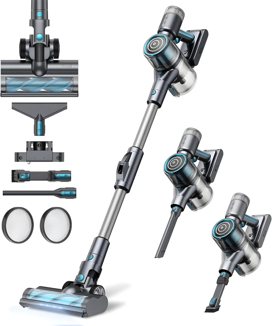 Пылесос Oraimo Ultra Cleaner S2 Cordless Vacuum серый