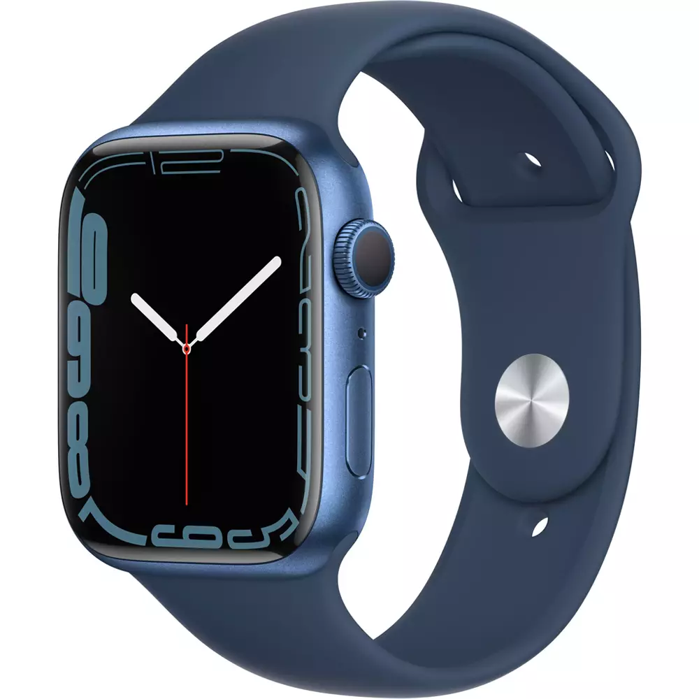 Смарт часы Apple Watch Series 7 45mm MKN83 синие Aluminum Case 