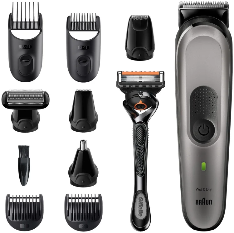 Триммер Braun MGK7320 серебристый - ForteMarket Триммер Braun MGK7320 серебристый купить,0