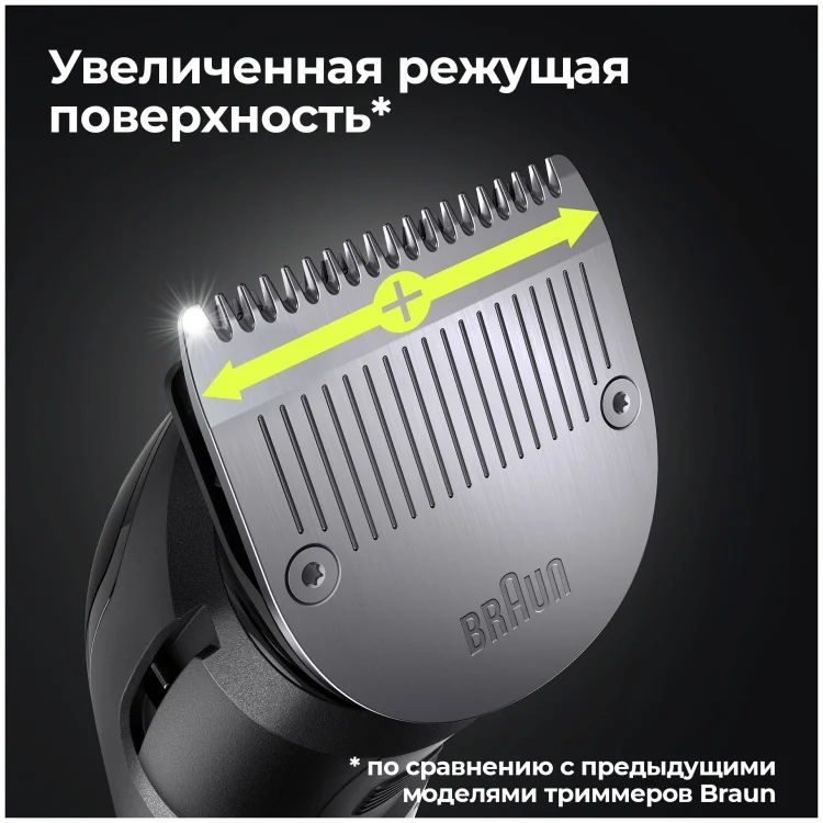 Триммер Braun MGK7320 серебристый - ForteMarket Триммер Braun MGK7320 серебристый купить,0