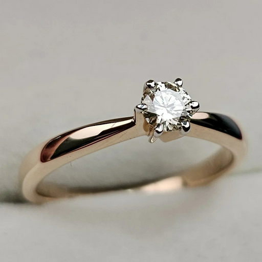 Кольцо Deimantas 110125485 17,5р 0,282ct.