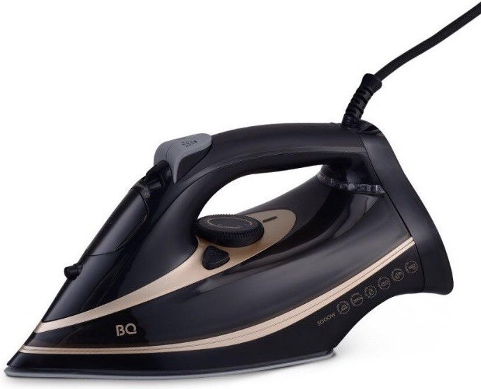 Утюг BQ SI1004 черный-золотистый