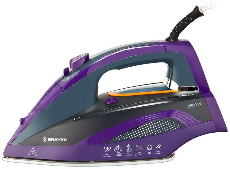 Утюг BRAYER BR4001 фиолетовый
