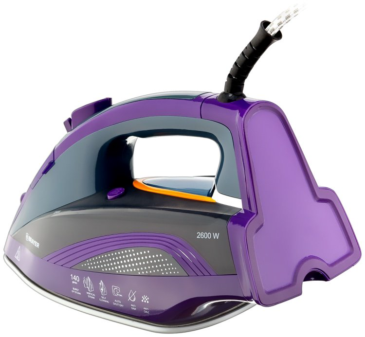 Утюг BRAYER BR4001 фиолетовый купить,29948