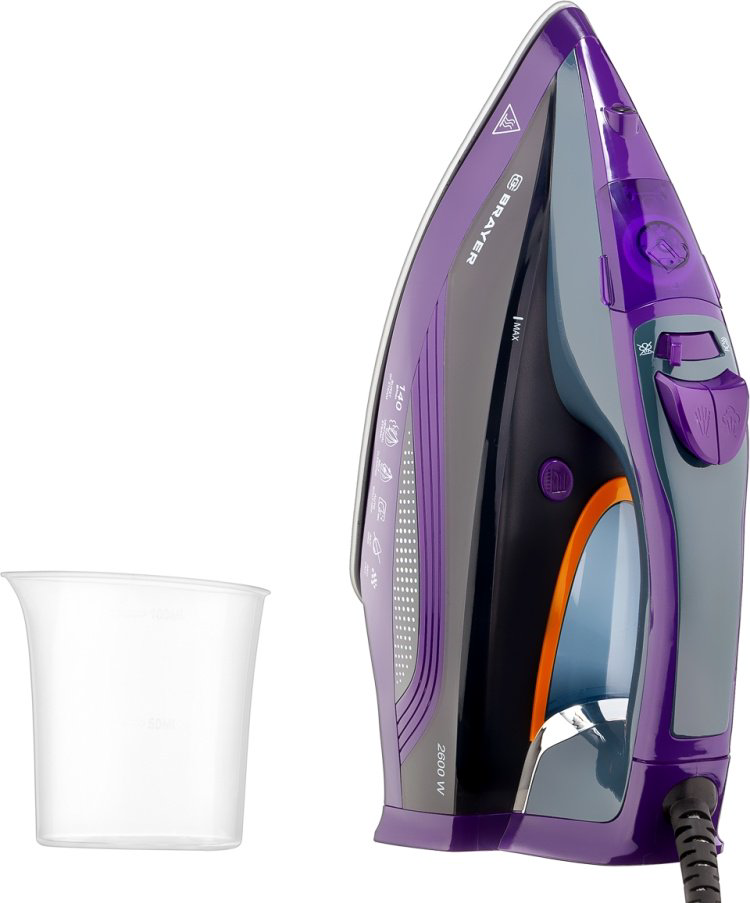 Утюг BRAYER BR4001 фиолетовый купить,29948