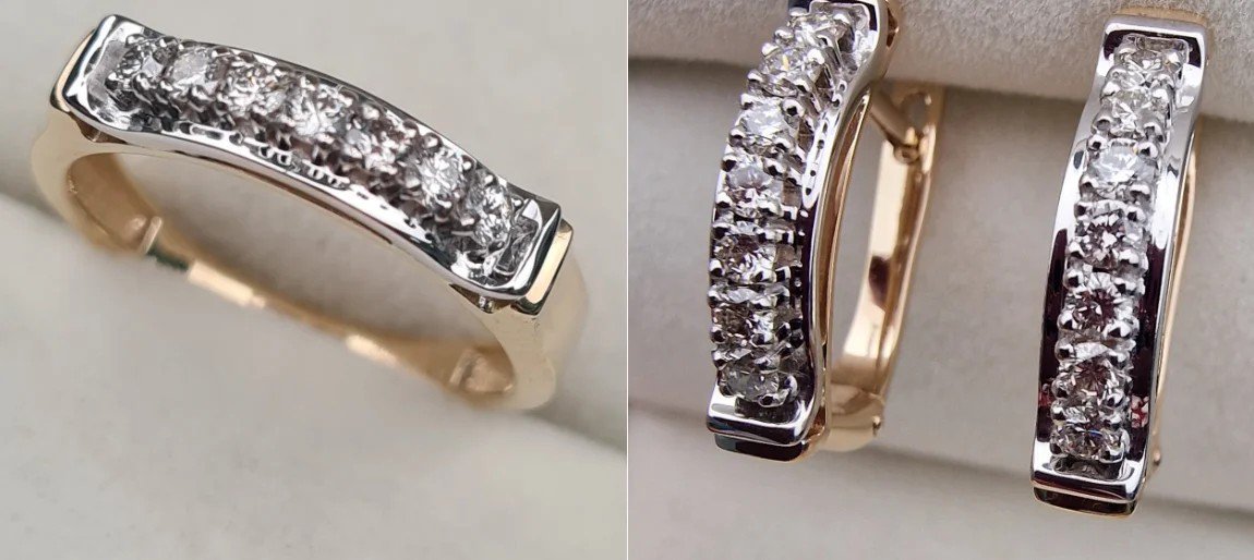 Комплект Deimantas 110124814 16,5р 0,24ct 0,454ct. купить,NaN