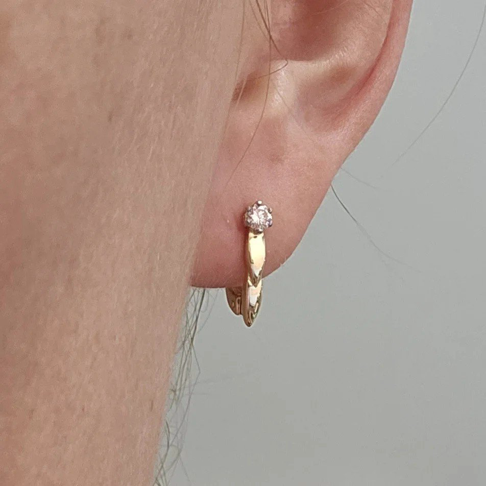 Серьги Deimantas 110125509 1,94гр 0,22ct. купить,NaN