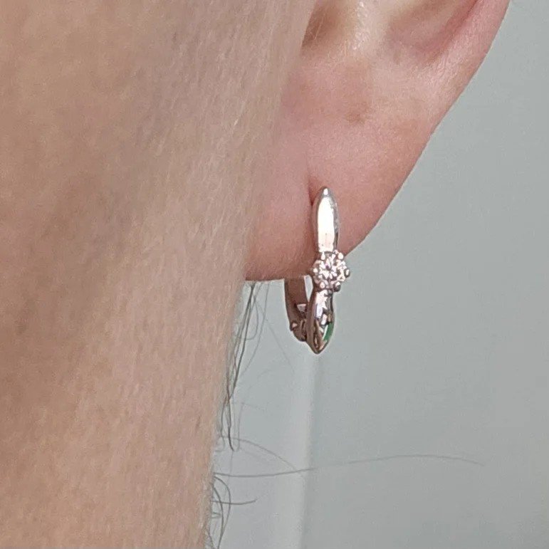 Серьги Deimantas 110125560 2,42гр 0,215ct. купить,NaN