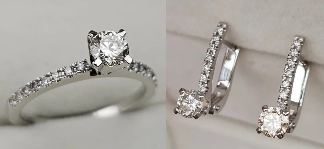 Комплект Deimantas 110124880 16р 0,46ct 0,91ct. купить,NaN