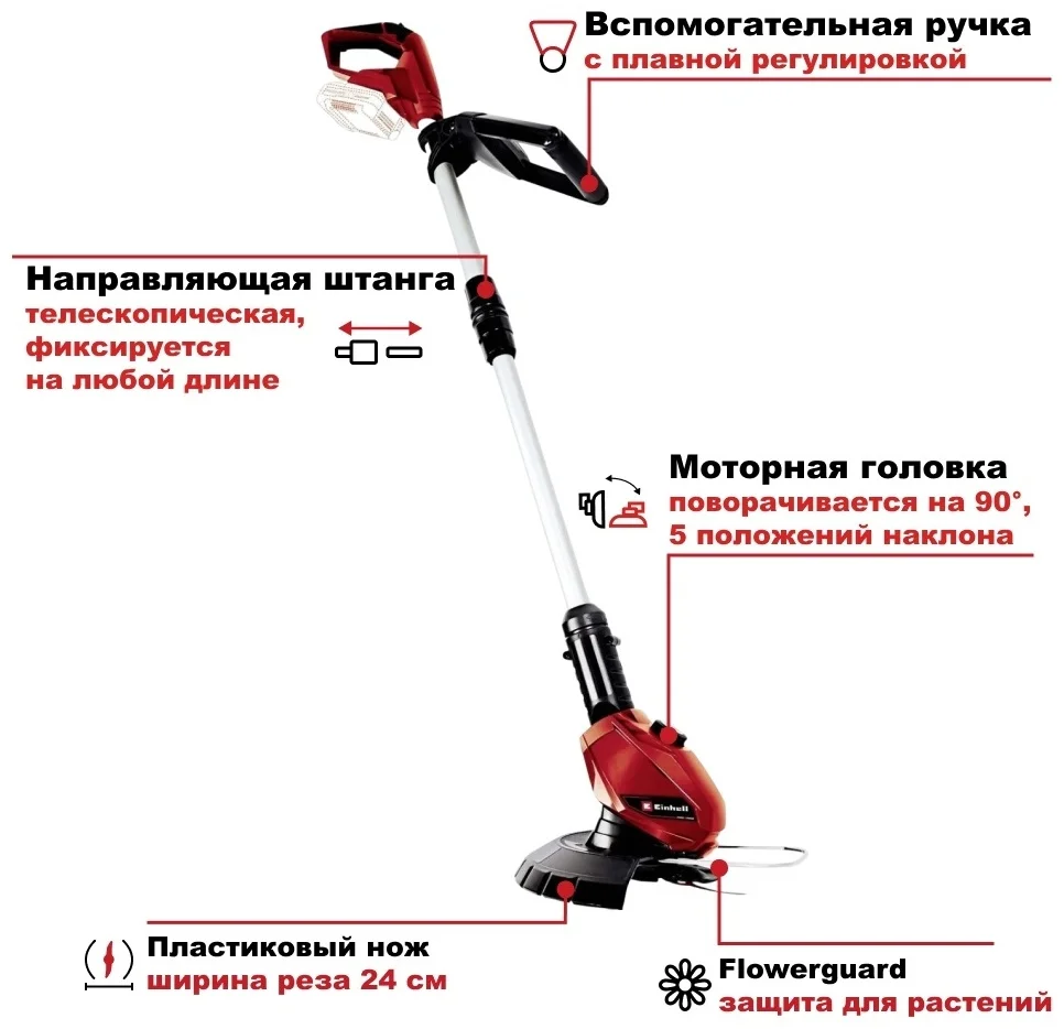 Триммер Einhell GE-CT 18 Li-Solo - ForteMarket Триммер Einhell GE-CT 18 Li-Solo купить,0