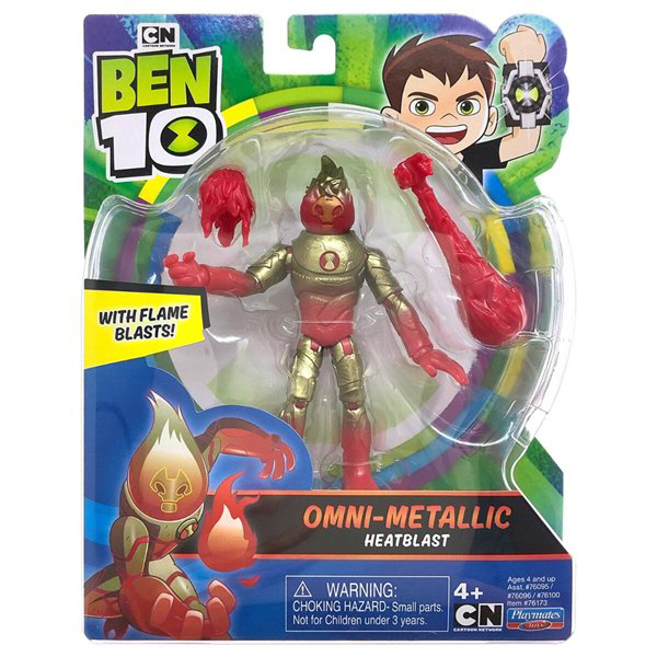 Фигурка Ben 10 Человек-огонь металлик 76173 12.5см  купить,NaN