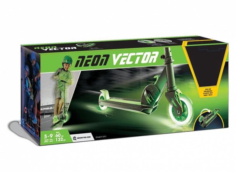 Самокат Neon Vector зеленый купить,NaN