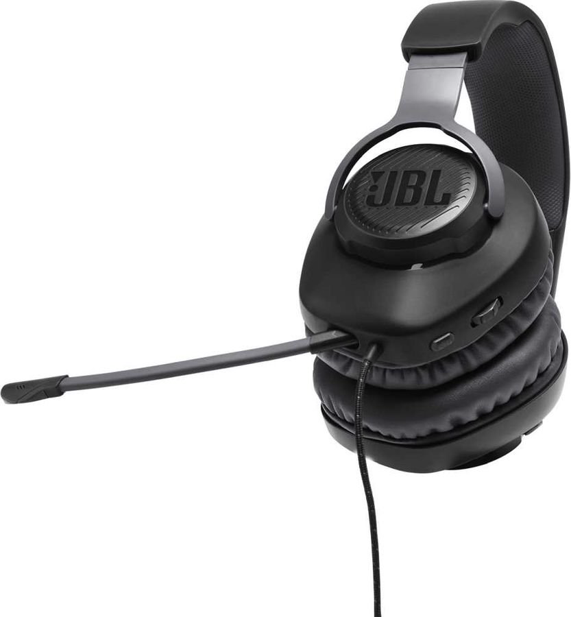 Наушники игровые проводные JBL Quantum 100 BLK черные купить,NaN