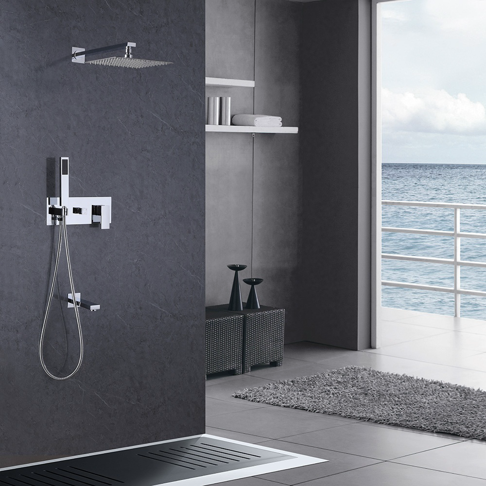 Душевая система Abber Daheim AF8217 хром купить,NaN