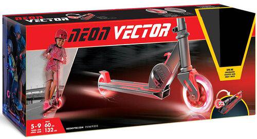 Самокат Neon Vector красный купить,NaN