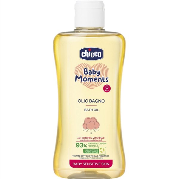 Лосьон Chicco Baby moments с экстрактом хлопка и витамином Е  200мл