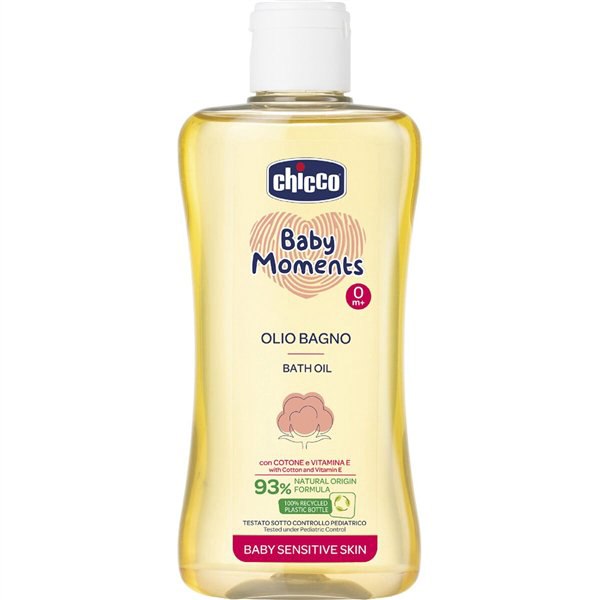 Лосьон Chicco Baby moments с экстрактом хлопка и витамином Е  200мл купить,NaN