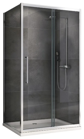Угол душевой Abber Schwarzer Diamant AG30170H-S80 80х195см серый купить,490900