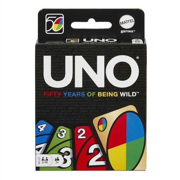 Настольная игра Mattel Uno Юбилей к 50-ти летию купить,NaN