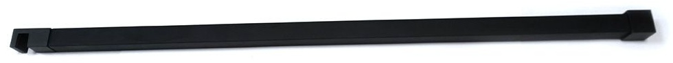 Душевая перегородка Abber Immer Offen AG61100B 100х200см чёрный
