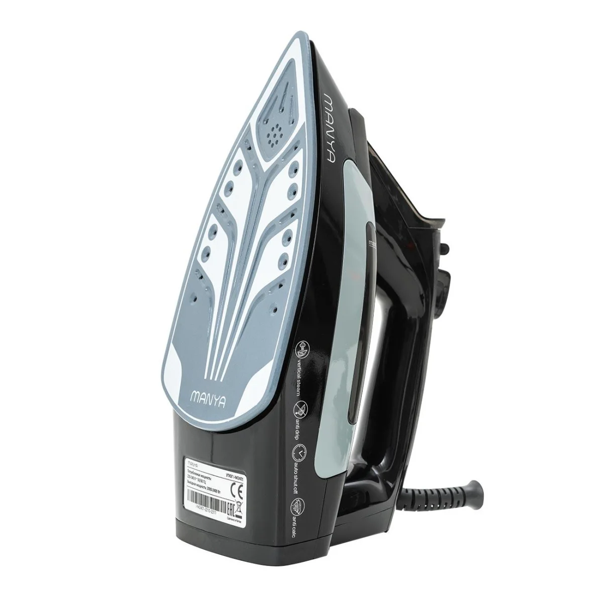 Утюг Manya I-M2401 черный - ForteMarket Утюг Manya I-M2401 черный купить,0