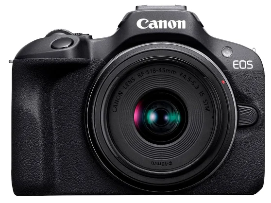 Фотоаппарат Canon EOS R100 + RF-S 18-45 Black