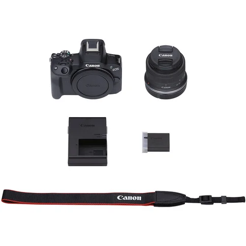 Фотоаппарат Canon EOS R50 + RF-S 18-45 Creator Kit Black - ForteMarket Фотоаппарат Canon EOS R50 + RF-S 18-45 Creator Kit Black купить,0