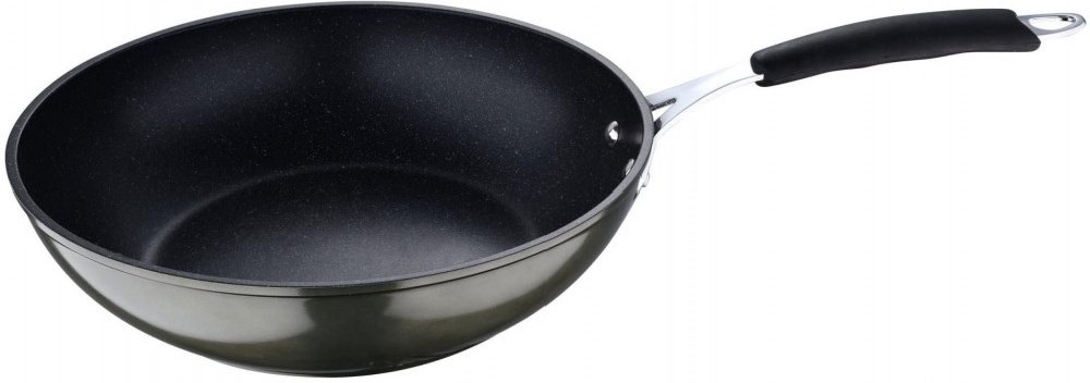 Сковорода Bergner Midnight WOK BG-30129-GR 28 см
