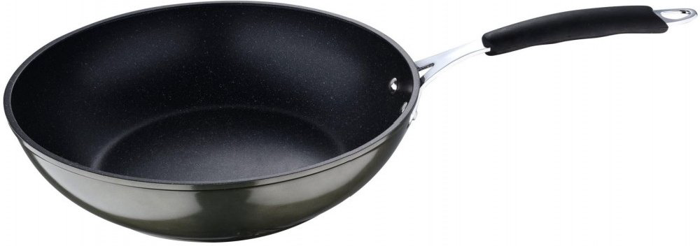 Сковорода Bergner Midnight WOK BG-30129-GR 28 см