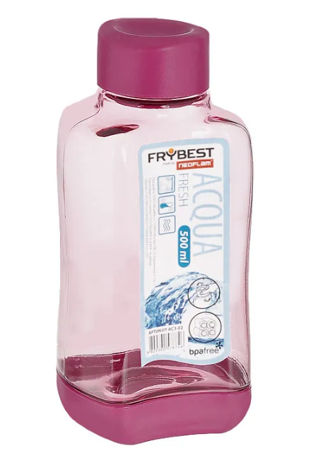 Бутылка для питья Frybest Fresh AC3-02 розовый  купить,NaN