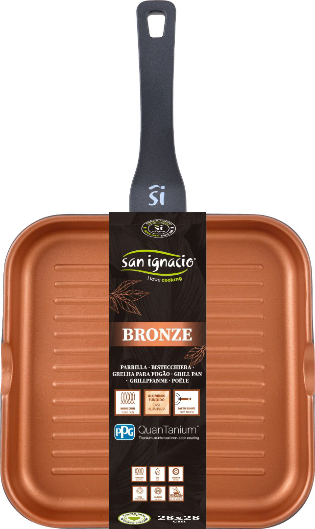 Сковорода Bergner Bronze SG-6612 28 см купить,NaN