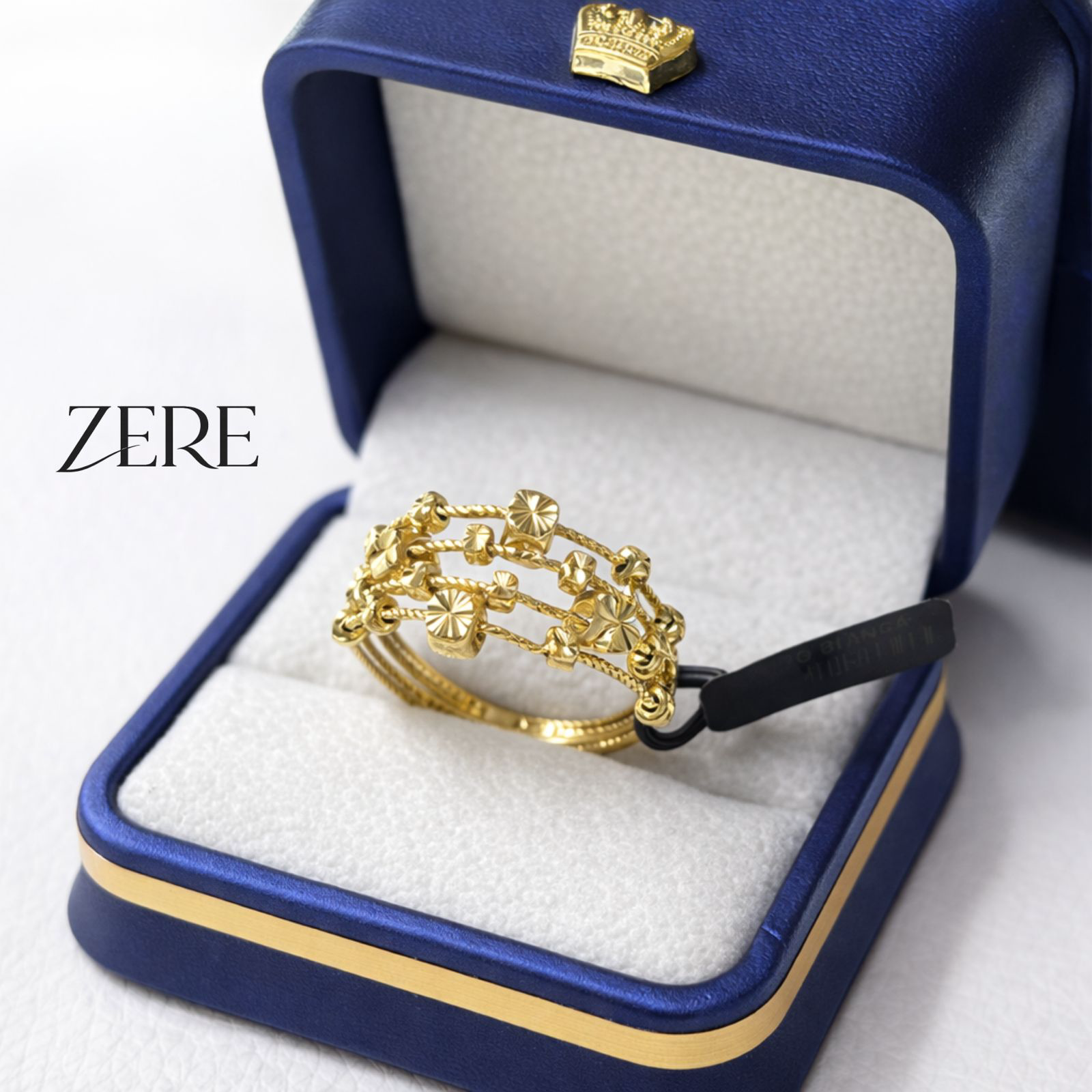 Кольцо Zere ажурное 18р 3.93гр  купить,344900