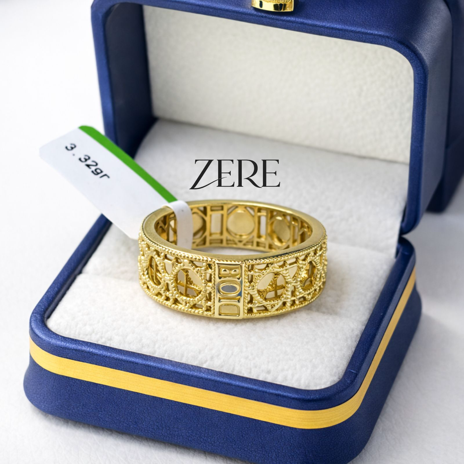Кольцо Zere тонкое ажурное 17р 3.32гр  купить,273400