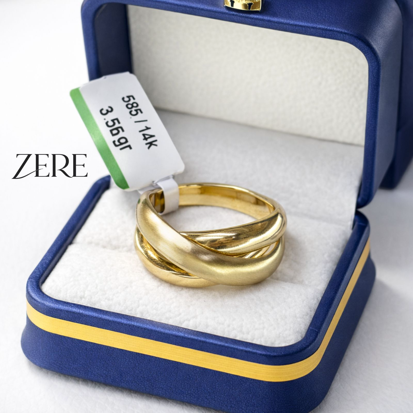 Кольцо Zere двойное 18р 3.55гр - ForteMarket Кольцо Zere двойное 18р 3.55гр купить,290050