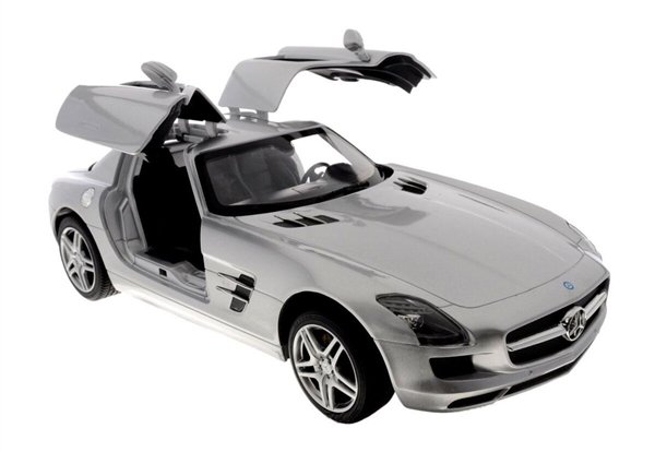 Машинка Rastar   1:14  Mercedes-Benz SLS AMG серебристая купить,NaN
