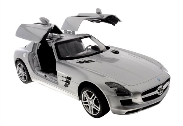 Машинка Rastar   1:14  Mercedes-Benz SLS AMG серебристая купить,NaN