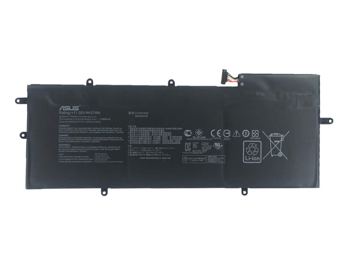 Аккумулятор для ноутбука Asus C31N1538 11.55V 57Wh 4940 mAh