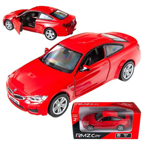 Машинка RMZ City  1:36 BMW M4 Coupe красная купить,NaN