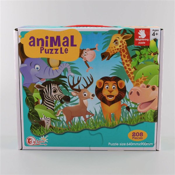 Пазлы Puzzles В мире животных 208 дет купить,NaN
