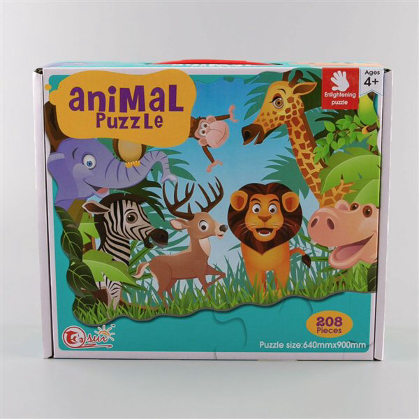 Пазлы Puzzles В мире животных 208 дет купить,NaN
