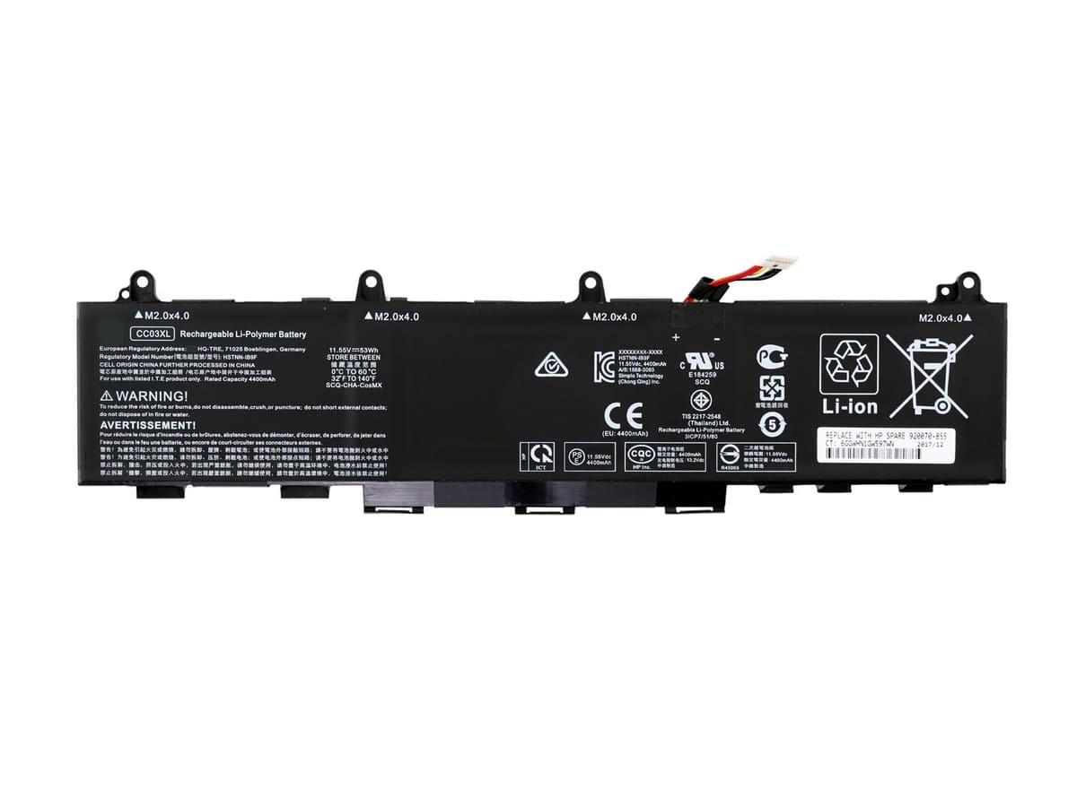 Аккумулятор CC03XL-A для ноутбука HP 11.55V 53Wh 4500 mAh
