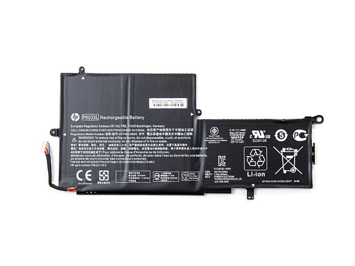 Аккумулятор PK03XL для ноутбука HP 11.4V 56Wh 4900 mAh