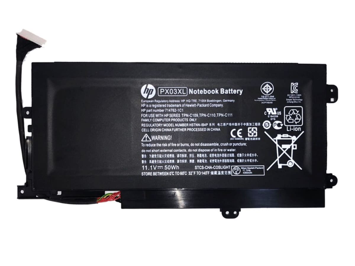 Аккумулятор PX03XL для ноутбука HP 11.1V 50Wh 4500 mAh