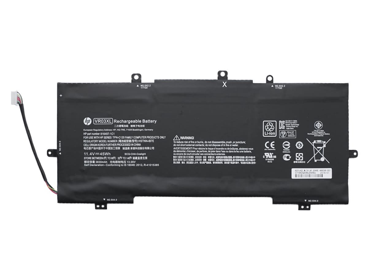 Аккумулятор VR03XL для ноутбука HP 11.4V 45Wh 3850 mAh