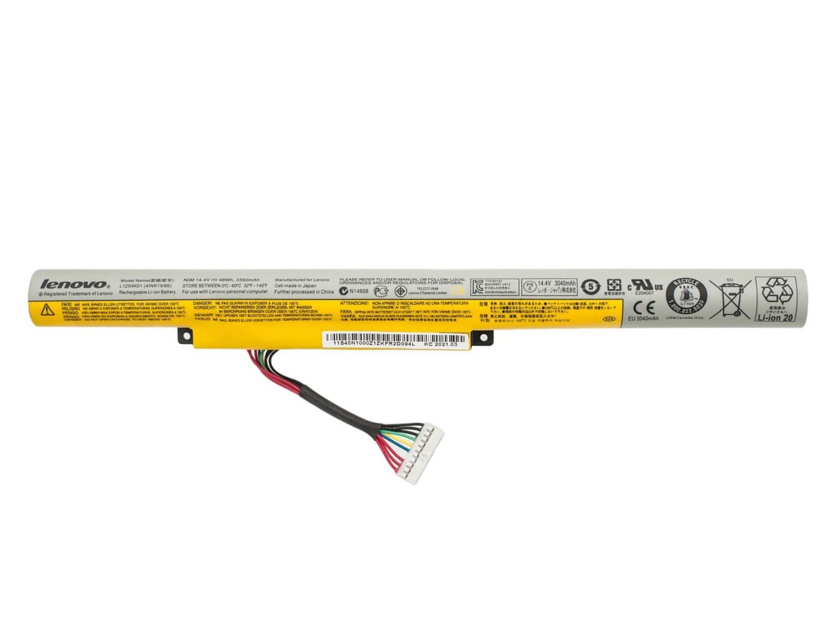 Аккумулятор L12S4K01 для ноутбука Lenovo 14.4V 48Wh 3350 mAh