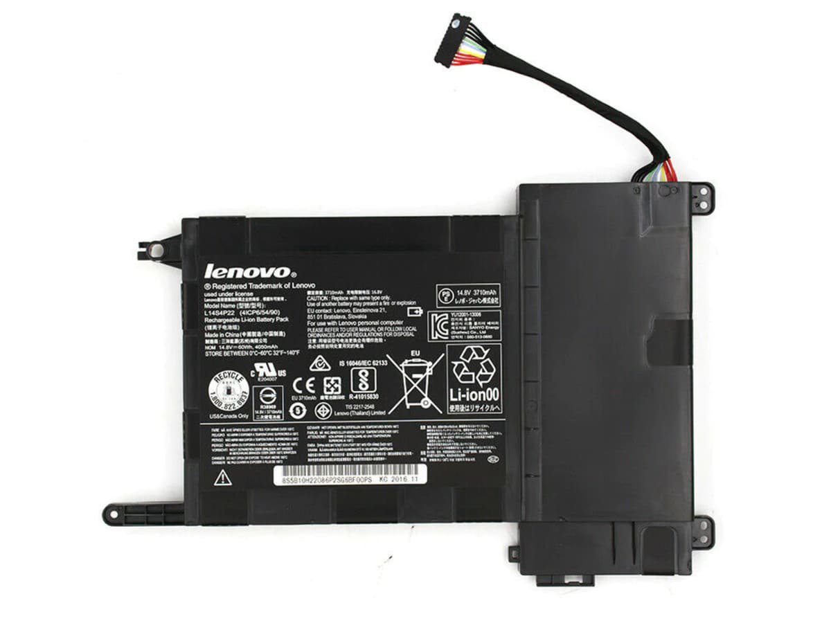 Аккумулятор L14M4P23 для ноутбука Lenovo 14.8V 60Wh 4050 mAh