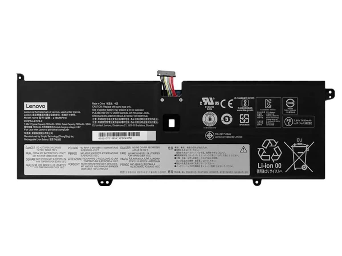 Аккумулятор L18C4PH0-A для ноутбука Lenovo 7.68V 60Wh 7820 mAh
